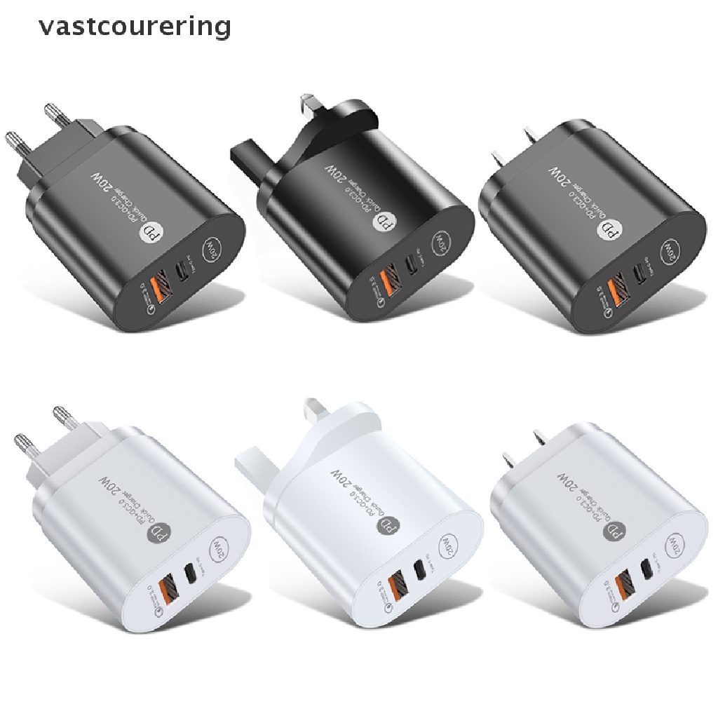 Củ Sạc Nhanh Vast Super Si 20W USB C Cho iPhone 13 Type C QC 3.0 PD