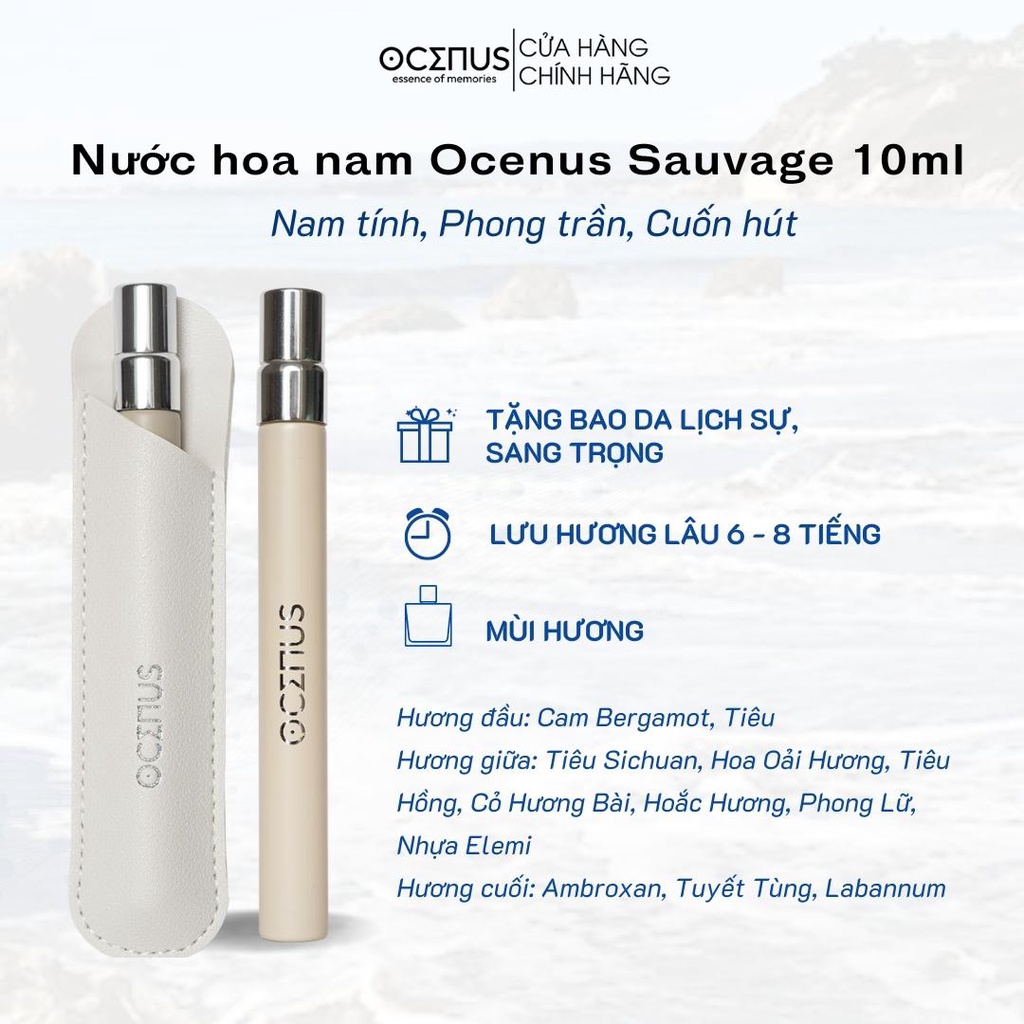 HÀNG TẶNG KHÔNG BÁN - Nước hoa nam Ocenus 10ml