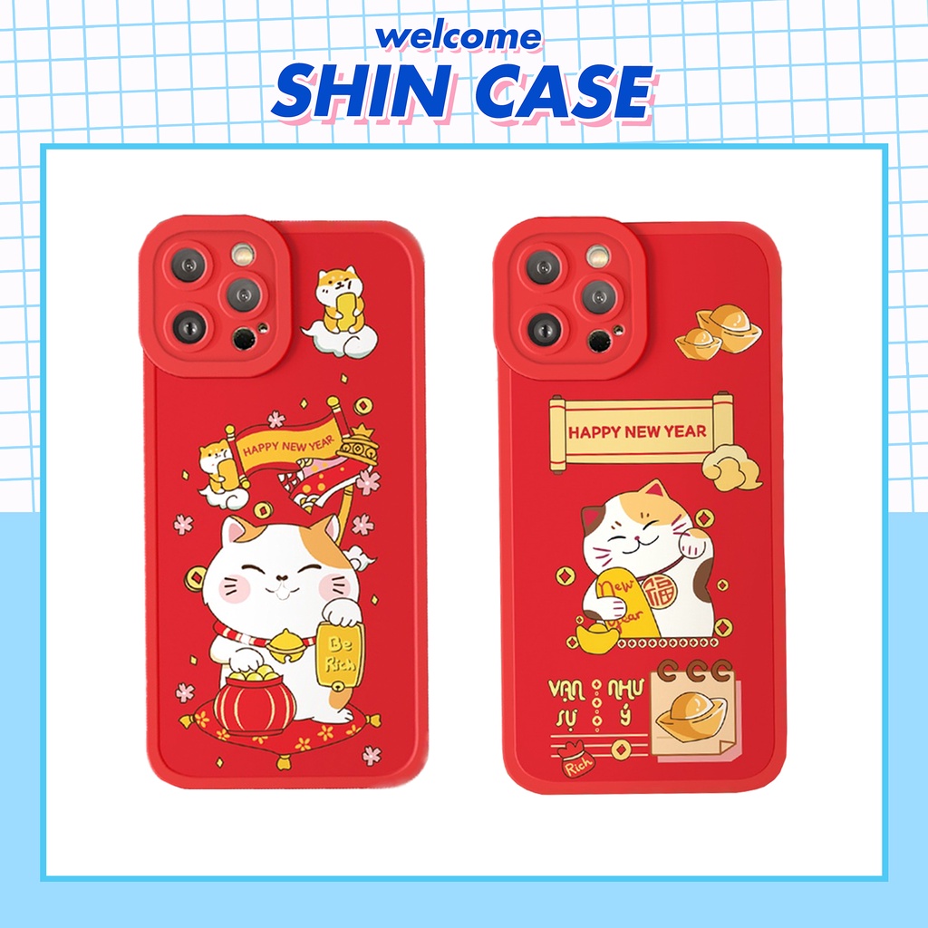 Ốp lưng iphone Mèo smile cạnh vuông 6plus/6splus/7/7plus/8/8plus/x/xr/xs/11/12/13/14/pro/max/plus/promax/shin/case