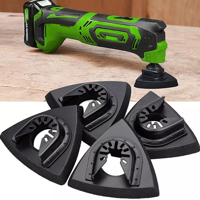 Đĩa chà nhám cho máy cắt rung đánh bóng bả sơn bả martit gỗ nội thất gò hàn