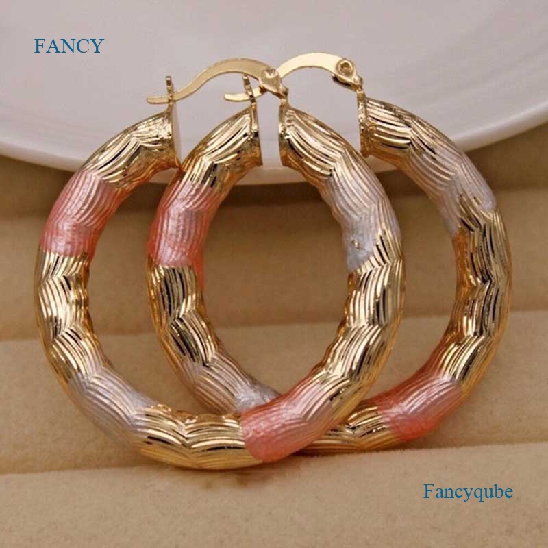 Fancyqube Bông Tai Dạng Vòng Thời Trang Vintage Dành Cho Nữ