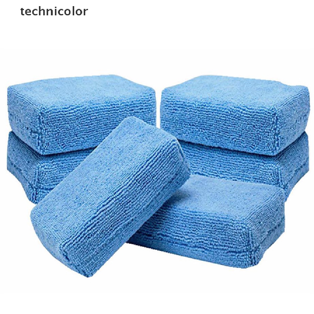 Set 5 Khăn Lau Đánh Bóng Xe Hơi Bằng Vải Vi Sợi