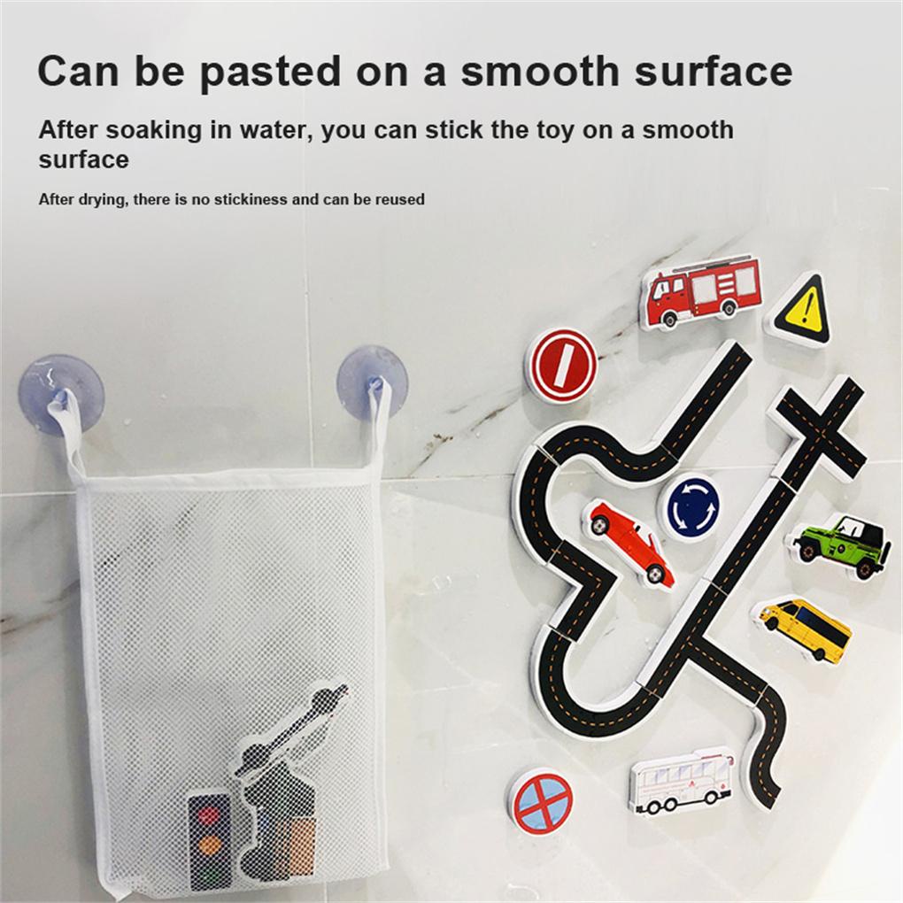 Bộ 23 Món Đồ Chơi Dán Tường Hình Tàu Lửa / Giao Thông / Xe Lửa Trang Trí Nhà Tắm / Sinh Nhật Cho Bé Sơ Sinh