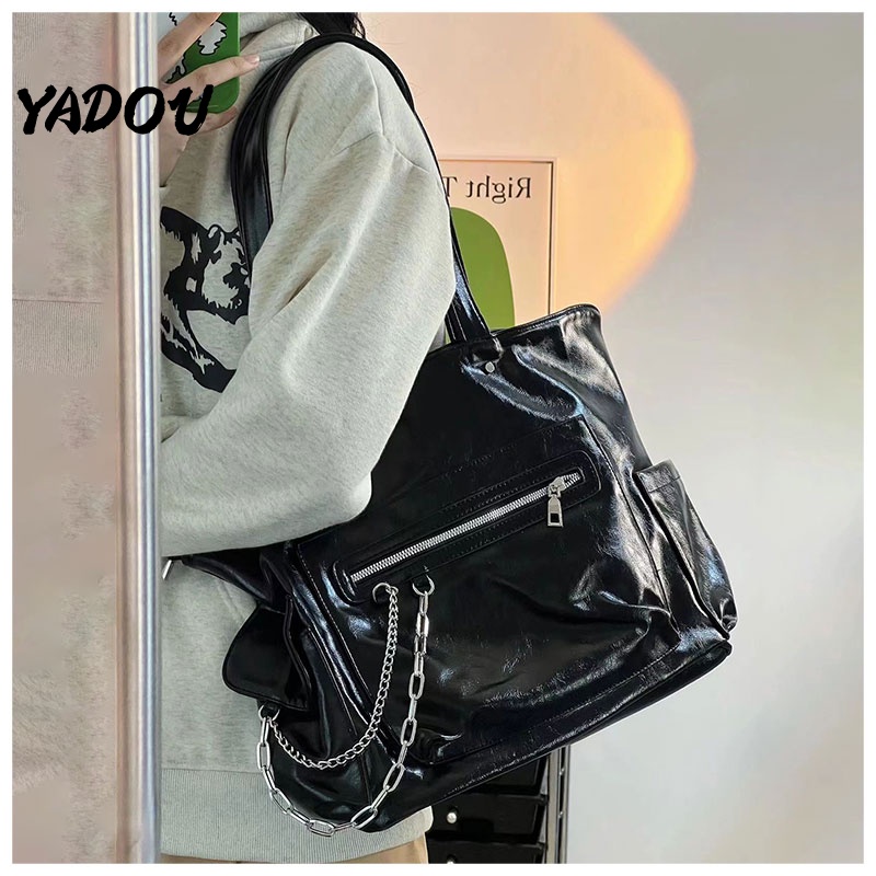 Túi xách YADOU da PU bóng họa tiết Kulomi dễ thương thời trang dành cho nữ