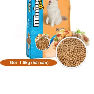 HCM -(Gói 1,5kg) MININO YUM (Blisk mới) Thức ăn viên cao cấp cho mèo, dùng cho mèo mọi lứa tuổi ( 208)-HP10361TC