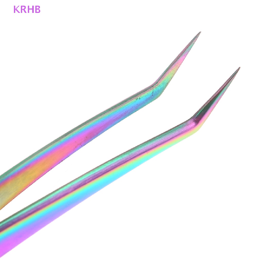 1 Nhíp Gắp Lông Mi Chuyên Nghiệp Bằng Thép Không Gỉ Nhiều Màu Mới