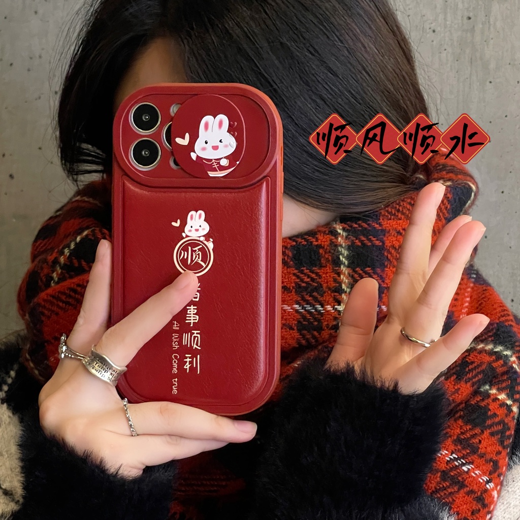 Ốp Điện Thoại Dẻo Họa Tiết Hoạt Hình Chú Thỏ Dễ Thương Chống Rơi Cho Iphone 14Pro Max 14Pro 11 12 13 Pro Max