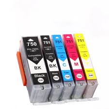 Mực in màu Canon PGI-750,CLI-751 dùng cho máy in Canon ix6770/Canon ix6870/Canon ip7270.v.v.