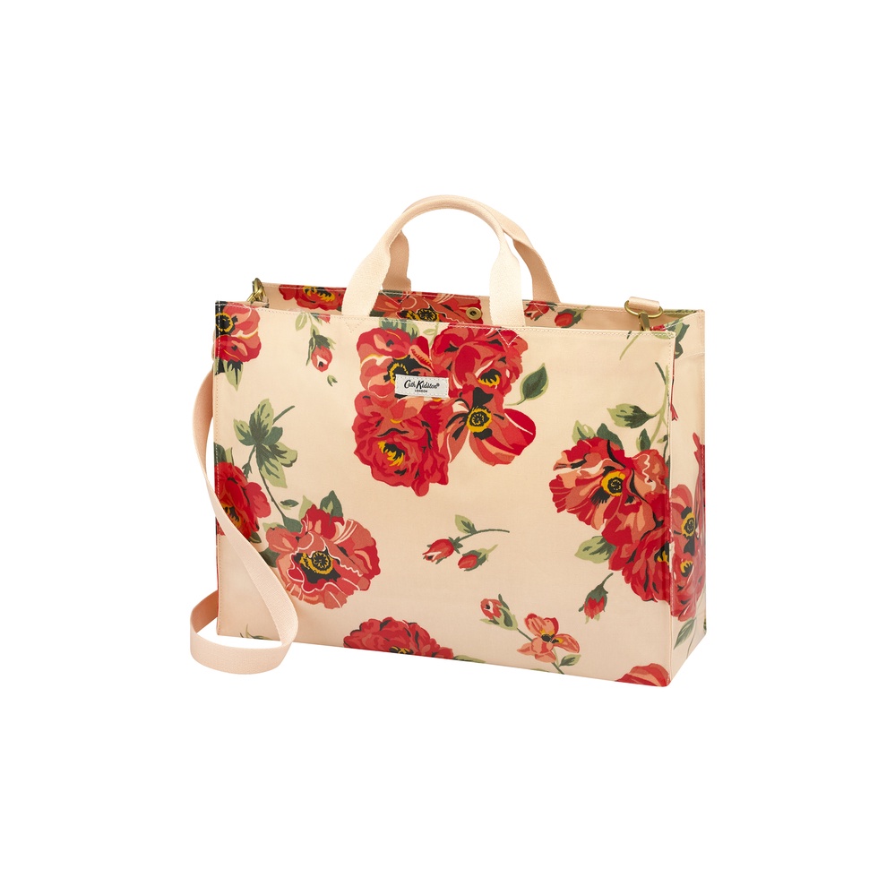 Túi đeo vai/Strappy Carryall - Archive Rose - Peach/Red
