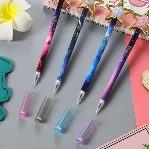 Bút Bi Viết Tạo Hình Ngôi Sao Pha Lê Siêu Độc Đáo - Bút Bi Viết Văn Phong Mực Đen