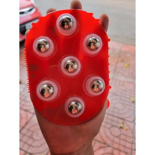 cặp 2 cái chải kinh lạc cao cấp mềm mại + tặng dầu gừng 50ml