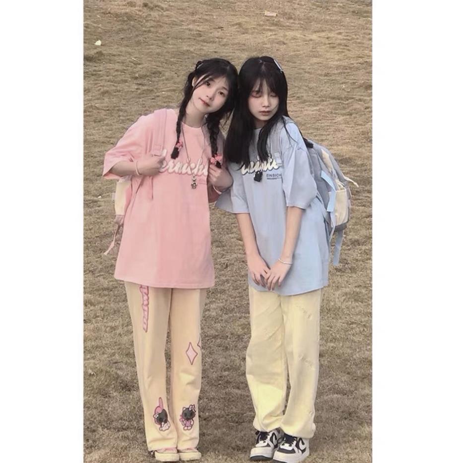 Áo thun nữ tay lỡ in hình 5D chất liệu thun cotton su,áo phông đẹp mặc hàng ngày