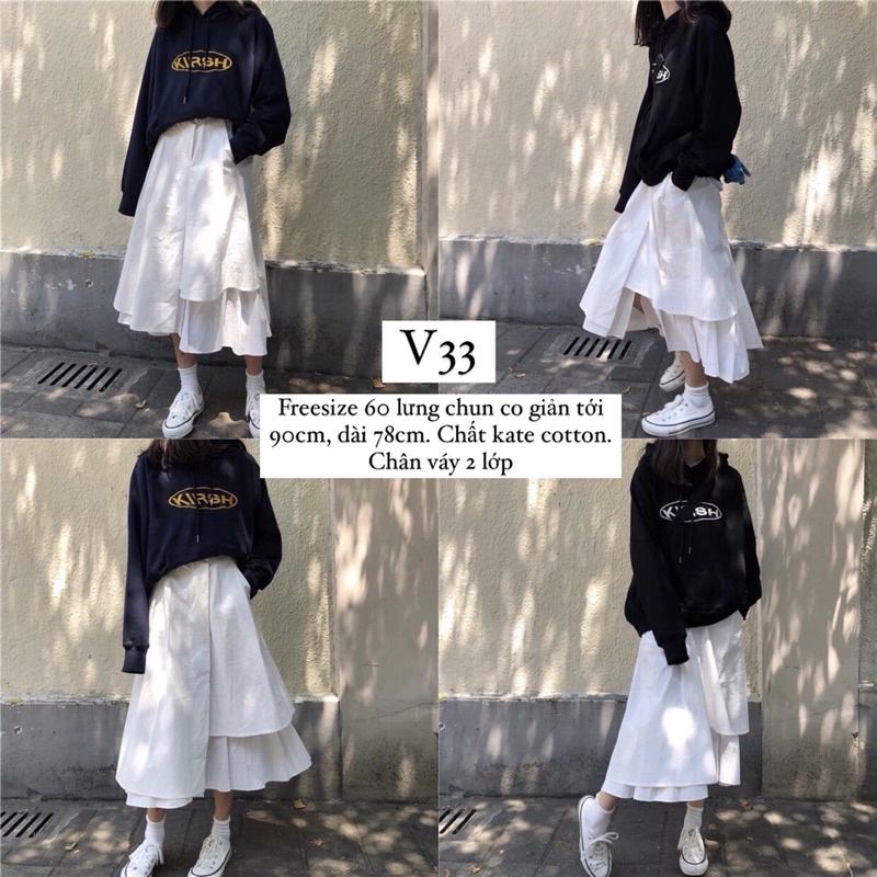 Chân Váy Dài Ulzzang Hàn Quốc