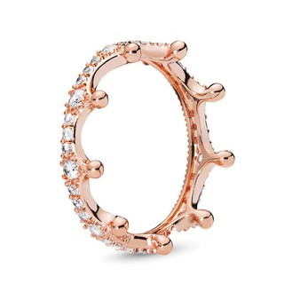 Nhẫn bạc nữ PanSparkling Crown Ring 8057 bạc s925