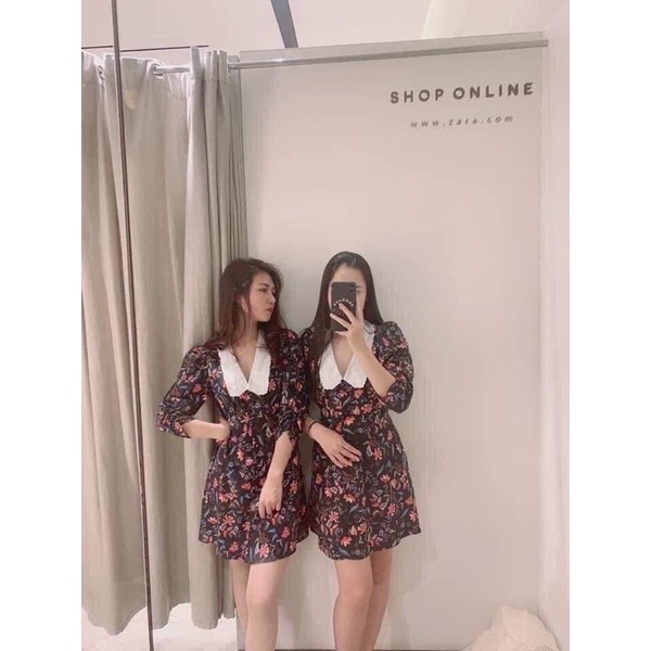 Thanh lí Đầm hoa Zara auth 100%