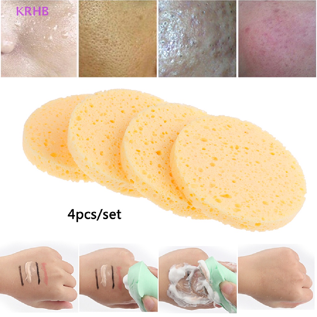 Set 4 Mút Tẩy Trang Mềm Tiện Dụng Chất Lượng Cao