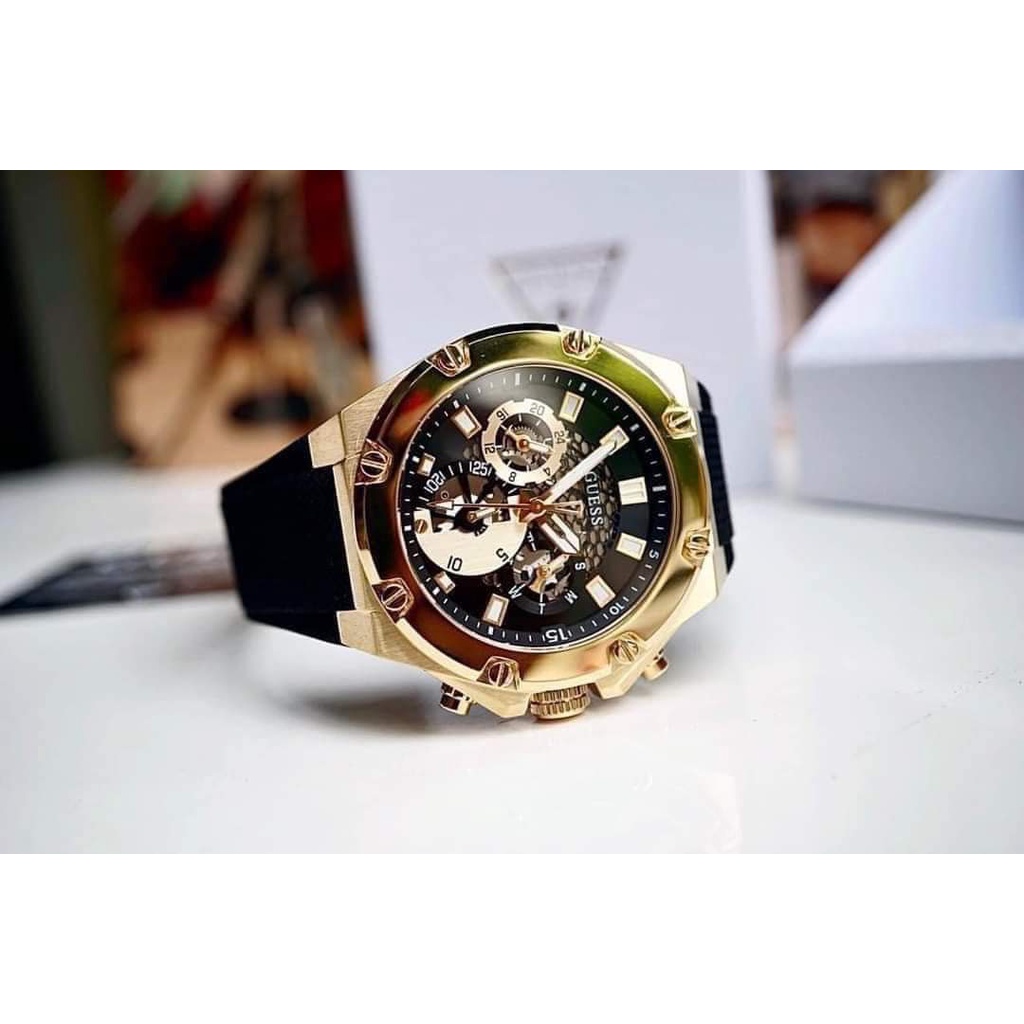 Đồng Hồ Nam Guess GW 0334G2 Size 46mm Thiết kế Tinh xảo đẳng cấp
