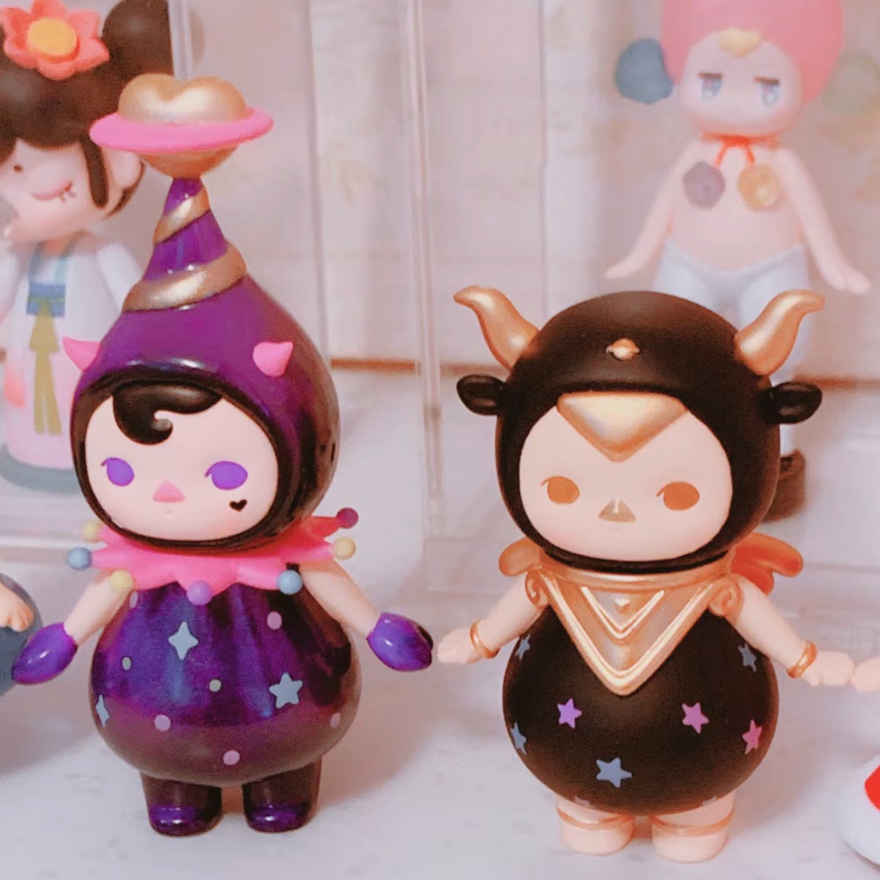 Búp Bê POPMART PUCKY Horoscope Em Bé Mù Kèm Hộp Quà Tặng Trang Trí