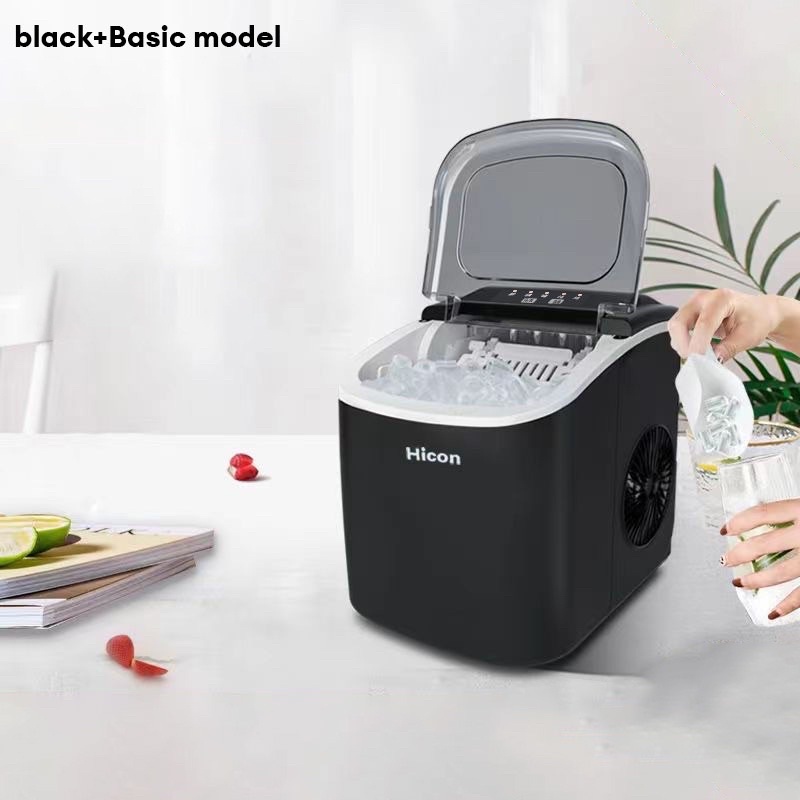 Máy Làm Đá Viên Hicon Tủ Đá Giữ Nhiệt Mini Gia Đình Tạo Đá Siêu Tốc Trong 6 - Phút Bảo Hành 12 Tháng