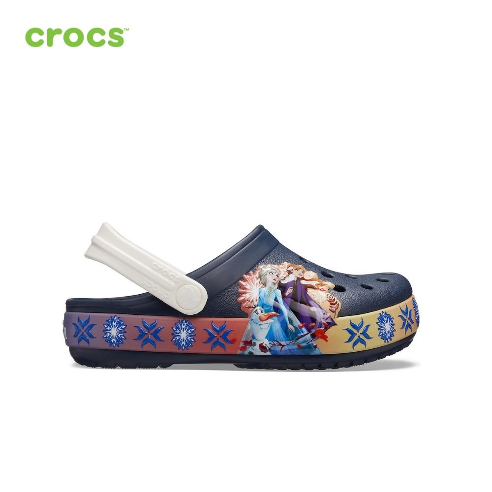 Giày lười clog trẻ em CROCS DISNEY Funlab Lights Clog Frozen 2 Disney 205823-410 XOA022023