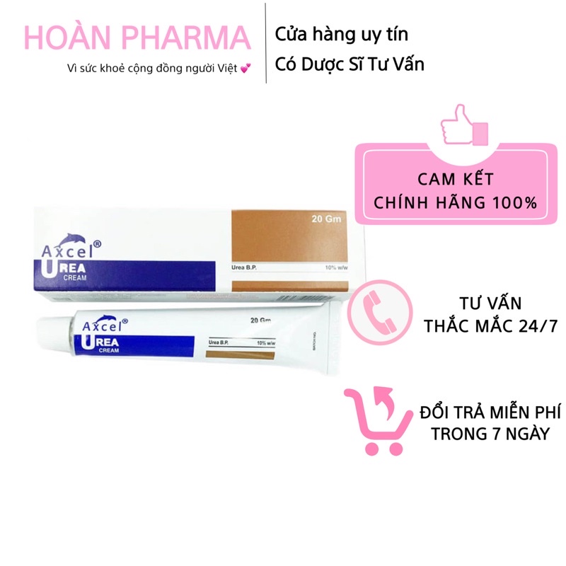 Kem bôi Axcel urea tuýp 20g