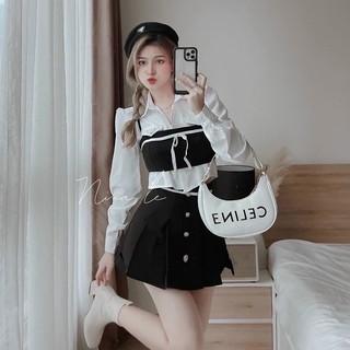 (SHOP BIGSIZE NỮ 50KG ĐẾN 90KG ) set áo rời chân vây kaki
