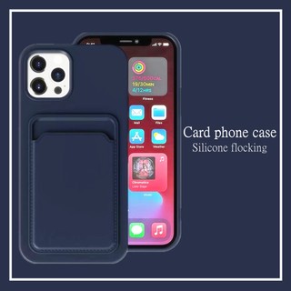 Ốp Điện Thoại Chống Sốc Có Ngăn Đựng Thẻ Cho iphone 12 13 Pro max 11 Pro max xr xs 7 8 plus