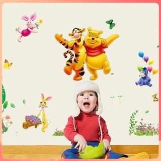 Decal Dán Tường Động Vật, Decal hình Gấu Pooh