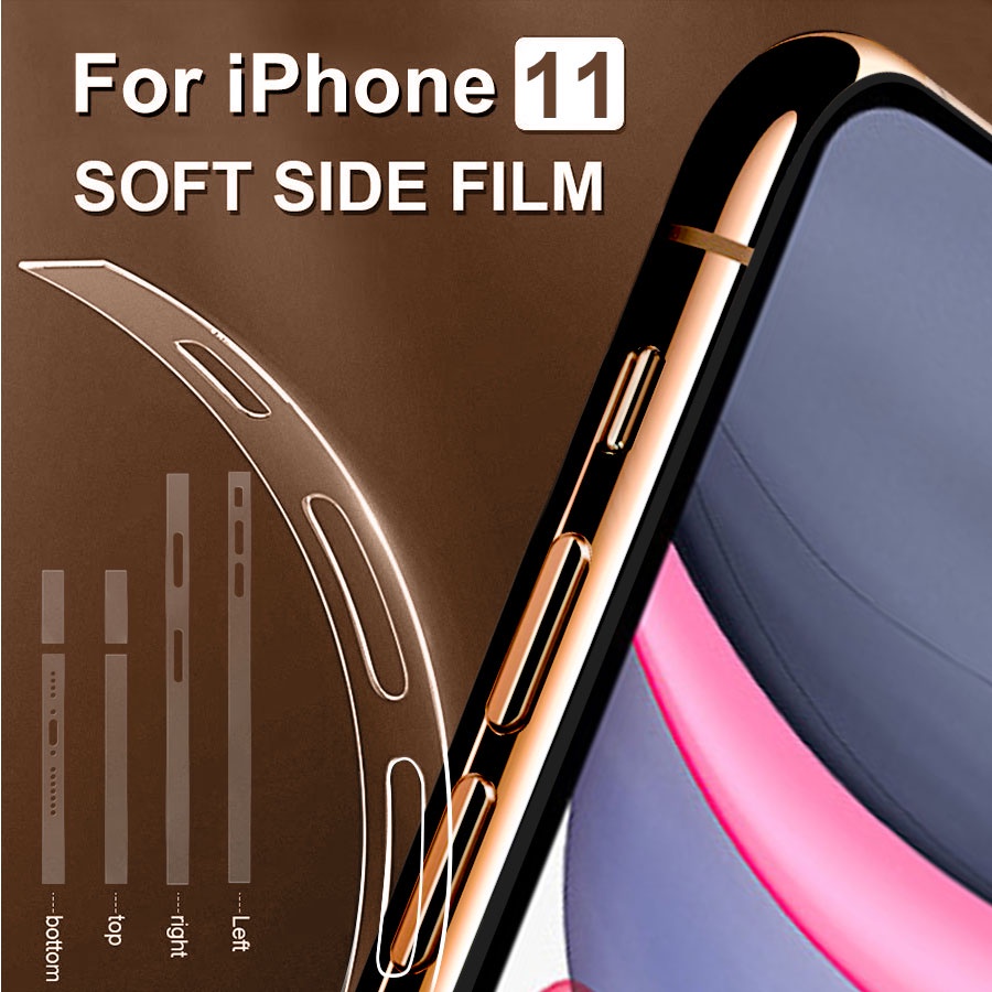Miếng PPF dán viền bảo vệ cho iPhone 14 13 12 11 Pro Max X XS XR 7 8 6 6S Plus 12 13 Mini