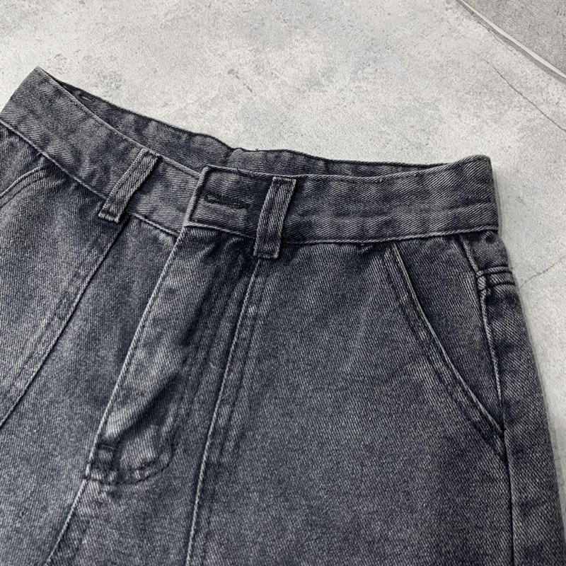 Quần Túi Hộp Vòng Cung Có Kèm Đai