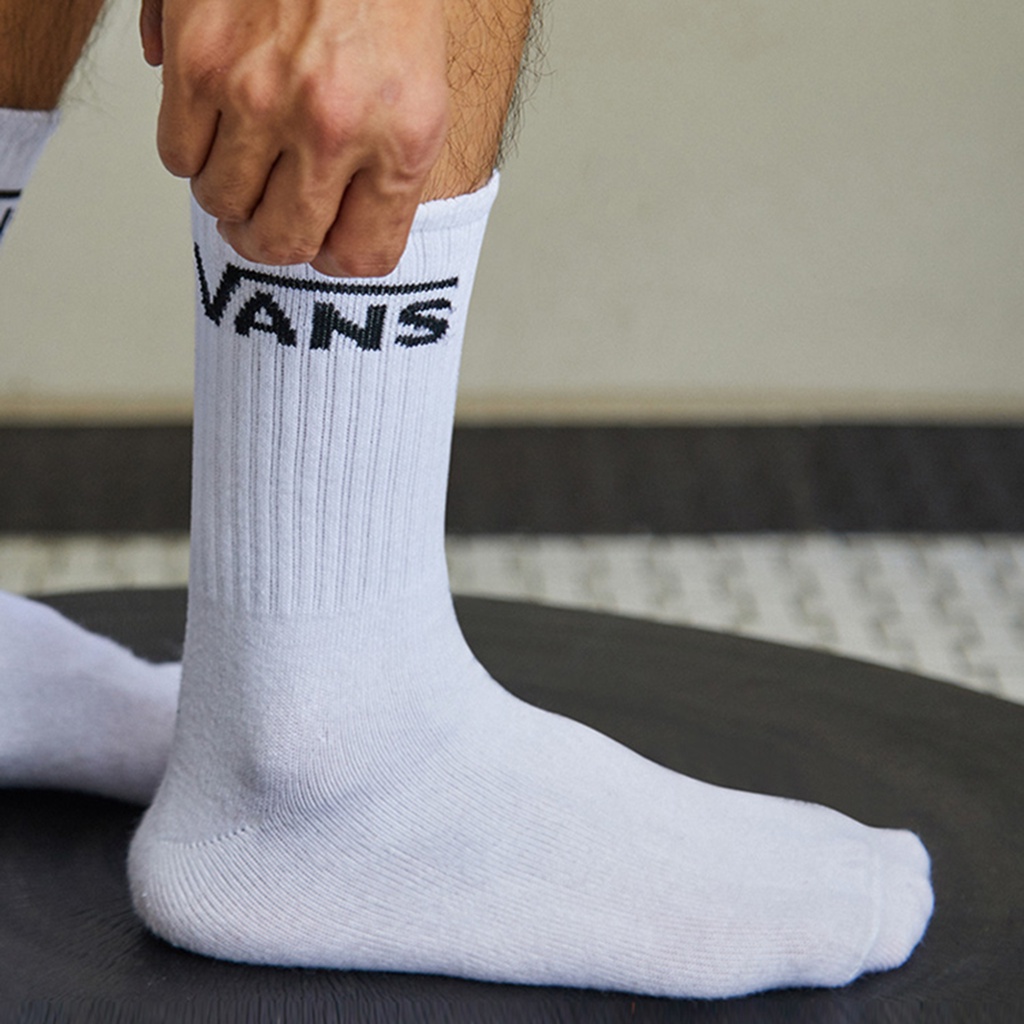 Tất vớ cổ cao Vans màu trắng đen