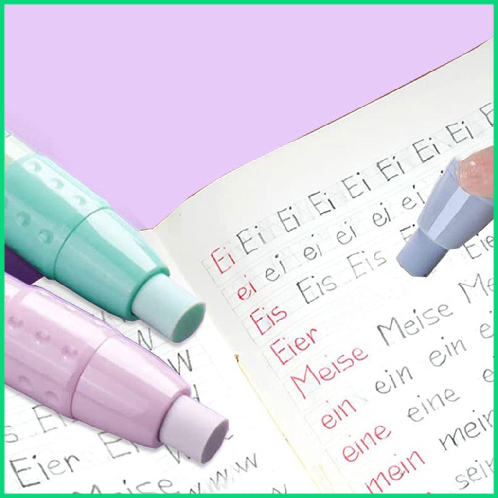 Gôm Tẩy Bút Chì Dạng Nhấn Thu Gọn Được Thiết Kế Dễ Thương Cho Bé