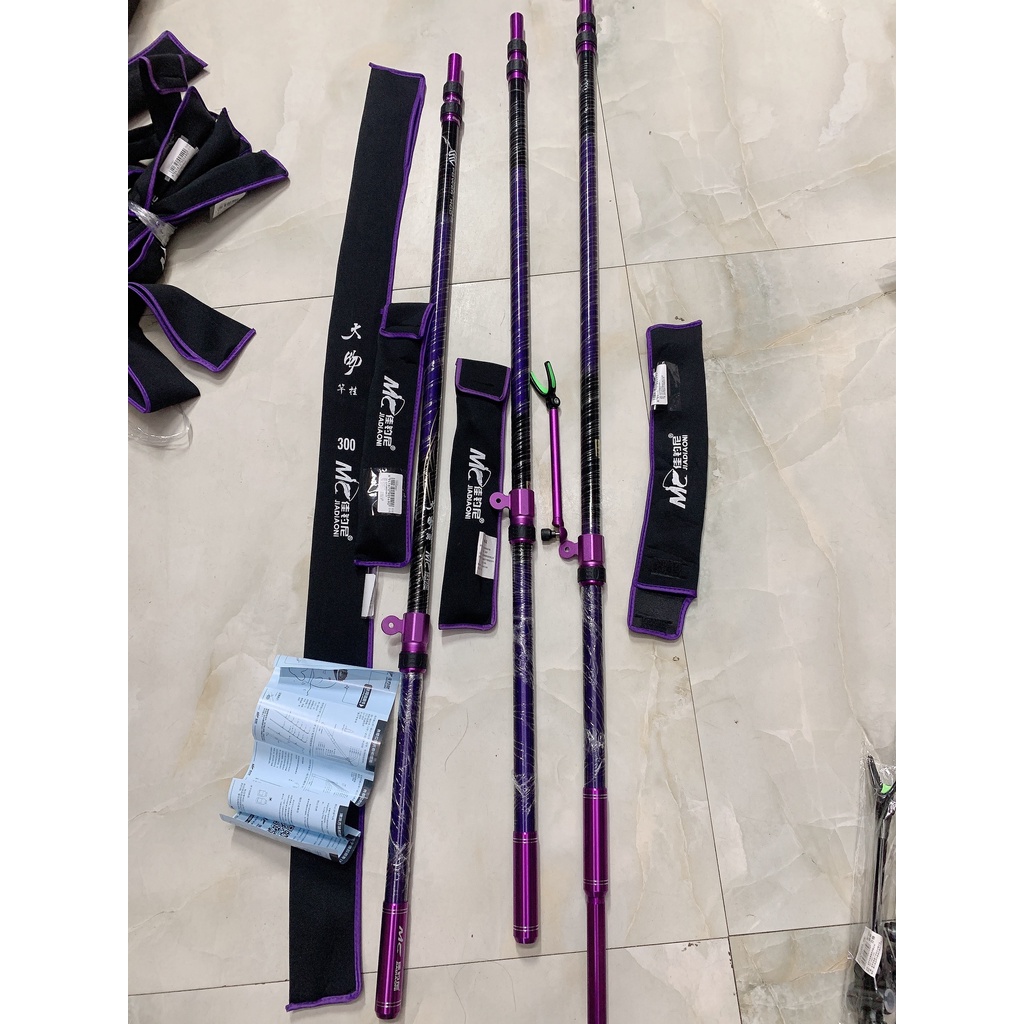 Gác cần câu MC tím chuyên săn hàng, Gác MC Tím JIADIAONI 20H hàng chính hãng