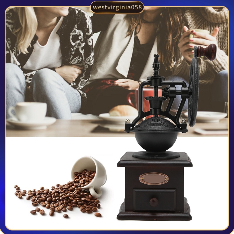 Có thể bán buôn Máy Xay Cà Phê Bằng Tay Chuyên Nghiệp Cầm Cổ Điển Cho Nhà Hàng Phương Tây Các Quán Westvirginia058 Hàng giao ngay