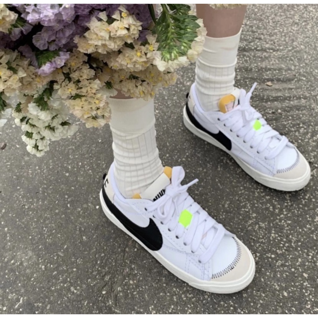 Giày Nike Blazer Low '77 Jumbo White Black