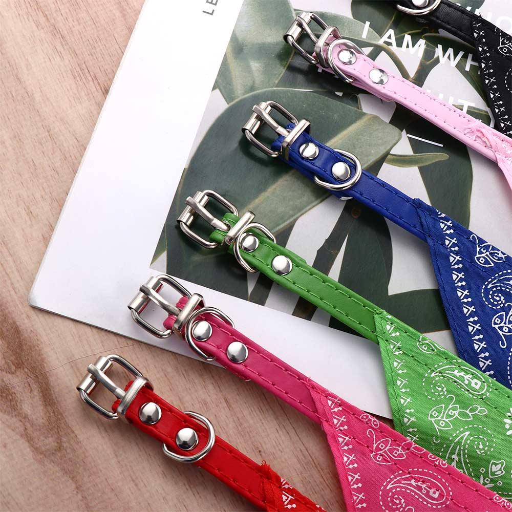 Khăn Choàng Cổ Bằng PU Thanh Lịch Có Thể Giặt Rửa Dành Cho Thú Cưng