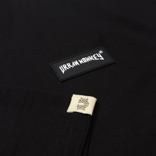 Áo thun URBAN MONKEY BASIC PVC Đen 100% Cotton