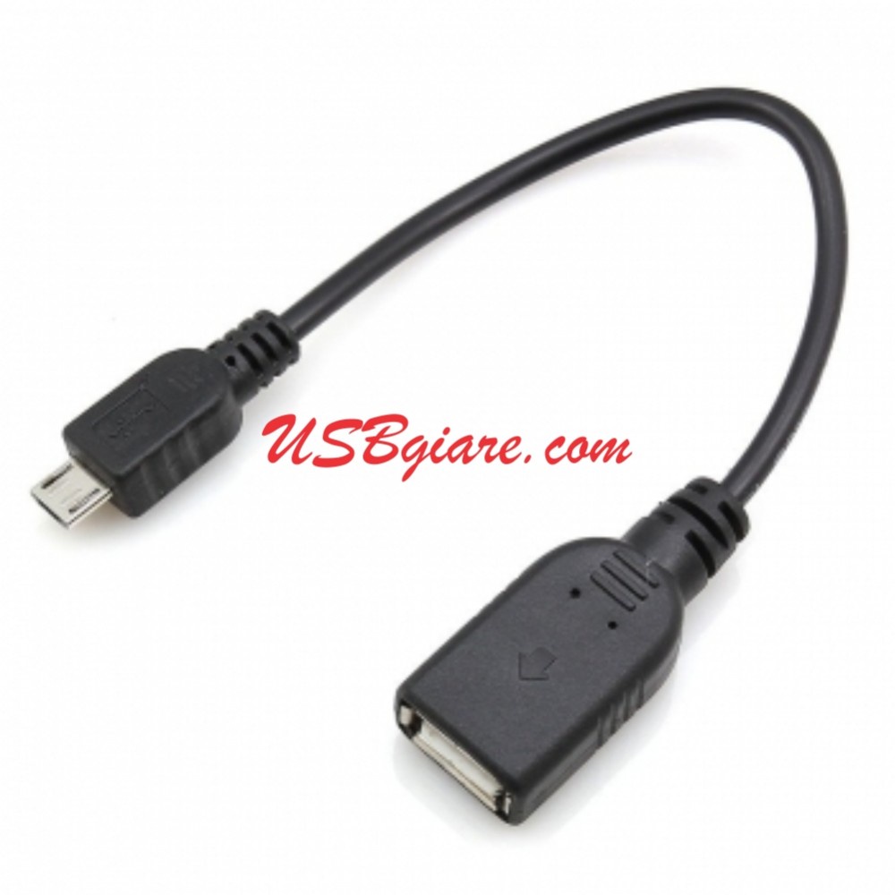 CÁP OTG MICRO USB RA USB 2.0 - ĐẦU THẲNG