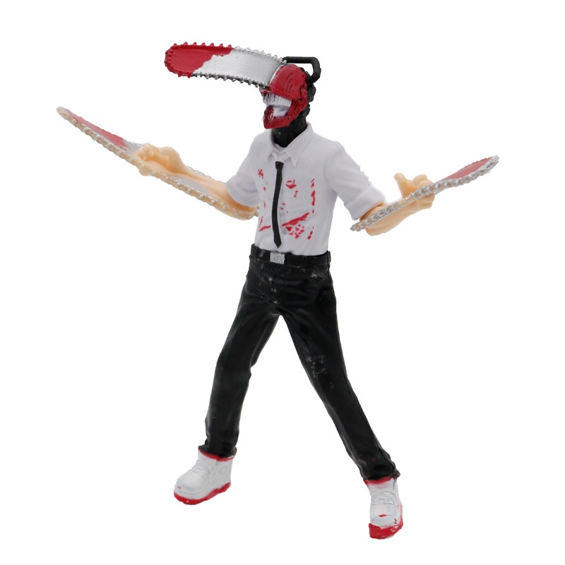 Set 8 Mô Hình Nhân Vật Phim Hoạt Hình Chainsaw Man Denji Power Pochita