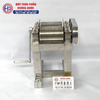 Máy thái bì heo, da heo QUAY TAY - LÔ INOX