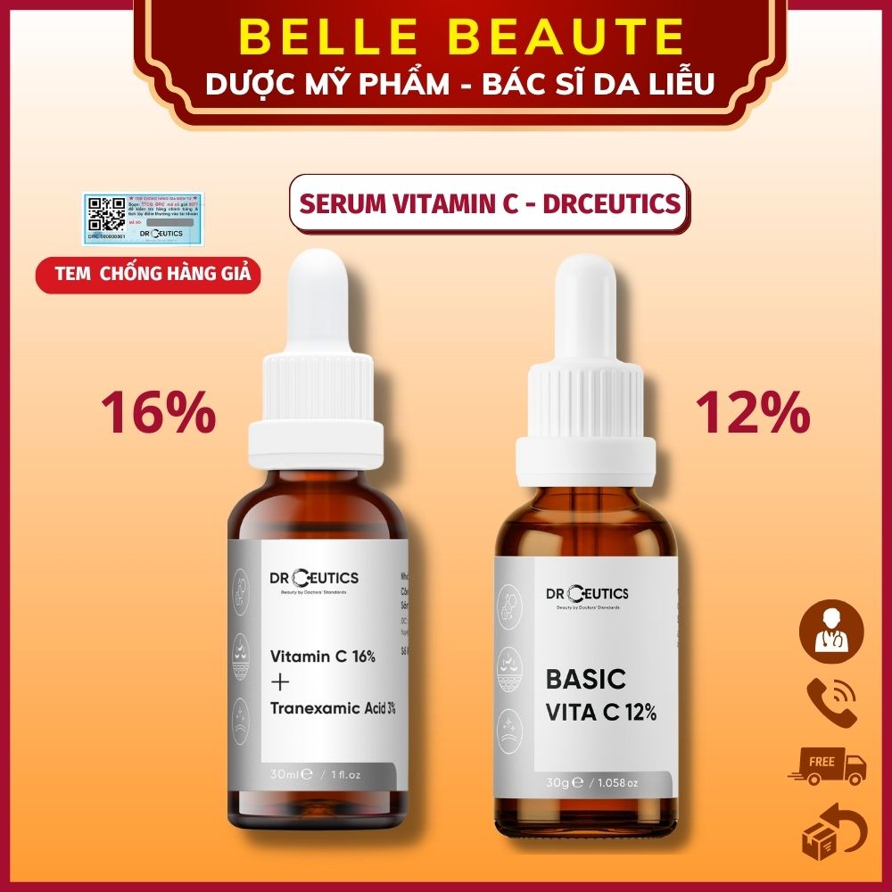 Serum Drceutics Vitamin C Mờ Thâm Nám Sáng Trắng Da Đồng Đều Màu Da 30ml | CHÍNH HÃNG