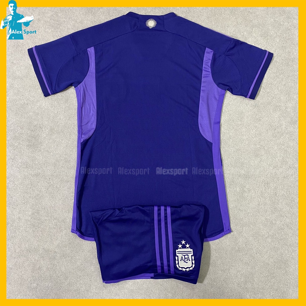 Bộ Quần Áo Bóng Đá Đội Tuyển Argentina Sân Khách 22-23