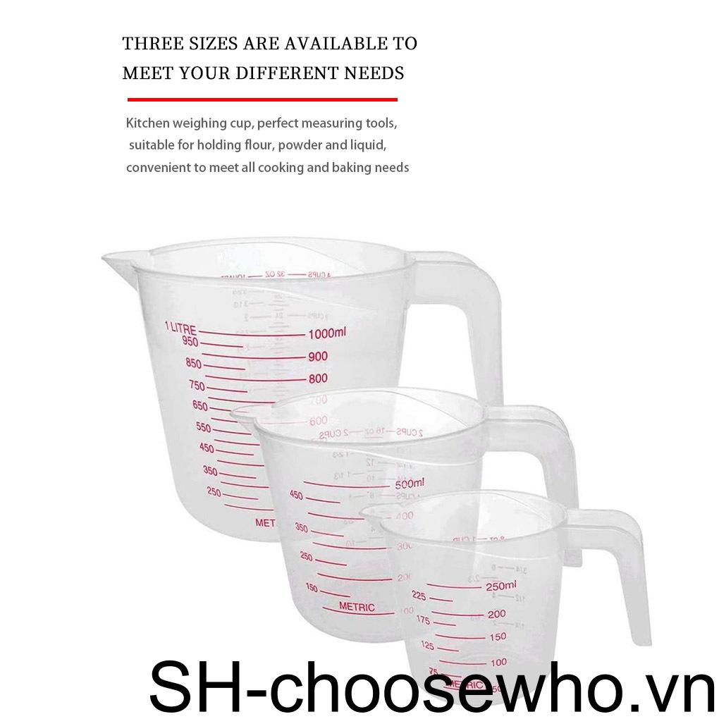 Cốc Nhựa Đo Lường 1 / 2 / 3 / 5 Có Thể Tái Sử Dụng