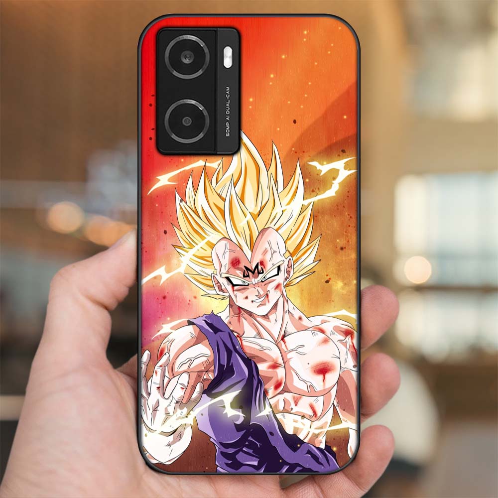 Ốp lưng Oppo A77s viền đen in hình Vegeta Dragon Ball