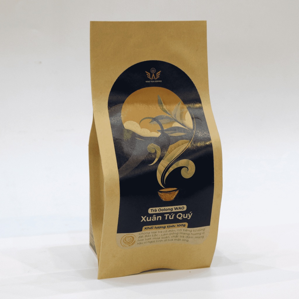 Oolong Tứ Quý WAO (100g) trà cao cấp uống tại nhà, quà tặng