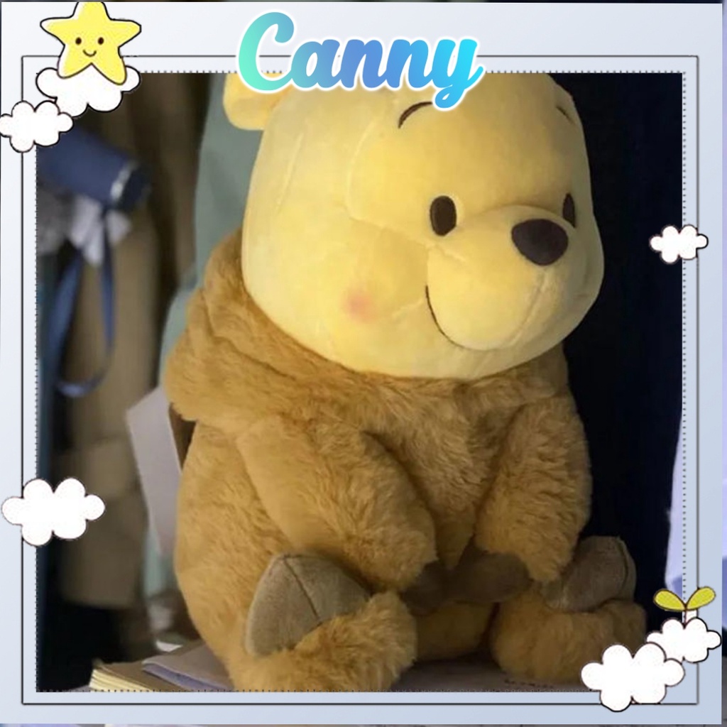 Gấu Pooh vàng đội mũ heo dễ thương