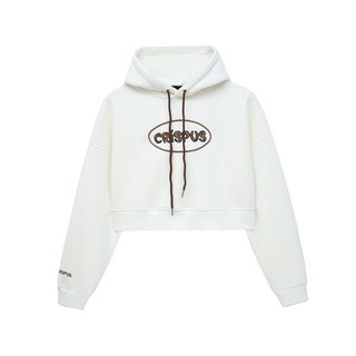 Áo hoodie crop form rộng - full màu