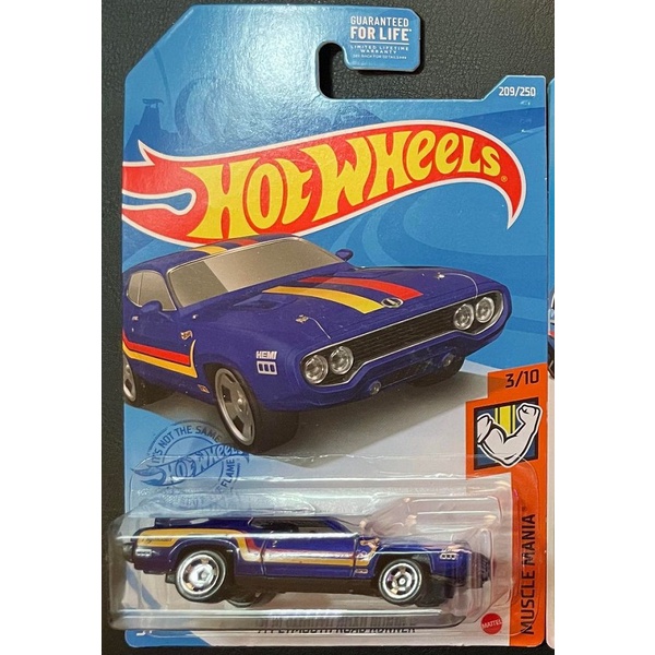 Xe mô hình Hot Wheels '71 Plymouth Road Runner