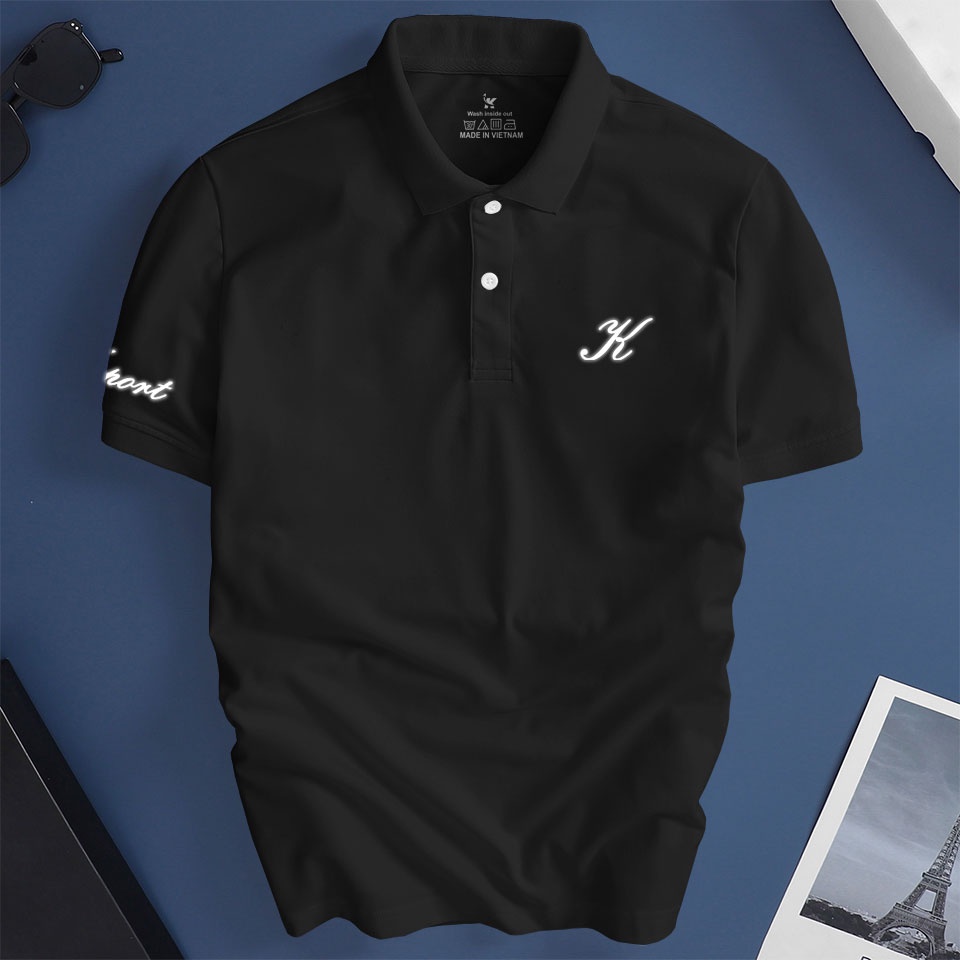 Áo thun nam cổ bẻ Depstyle PT128 vải thun cá sấu poly 4 chiều thoáng mát