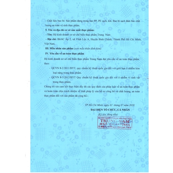 BÒ KHÔ MIẾNG LOẠI 1